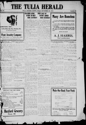 The Tulia Herald (Tulia, Tex), Vol. 13, No. 39, Ed. 1, Friday, September 29, 1922