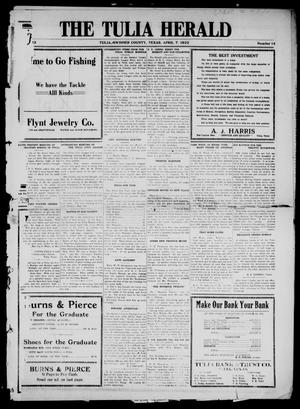 The Tulia Herald (Tulia, Tex), Vol. 13, No. 14, Ed. 1, Friday, April 7, 1922