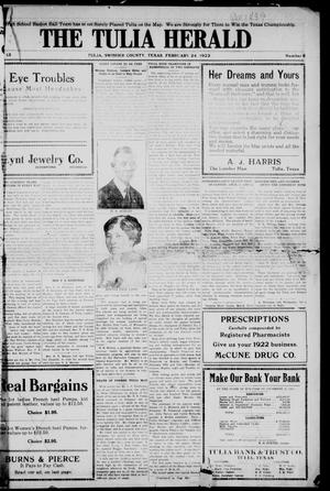The Tulia Herald (Tulia, Tex), Vol. 13, No. 8, Ed. 1, Friday, February 24, 1922