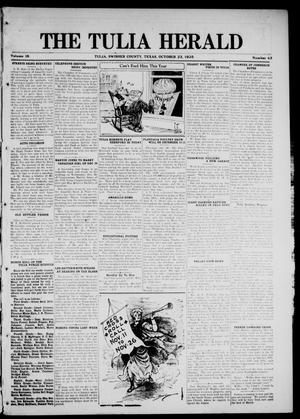 The Tulia Herald (Tulia, Tex), Vol. 16, No. 43, Ed. 1, Friday, October 23, 1925