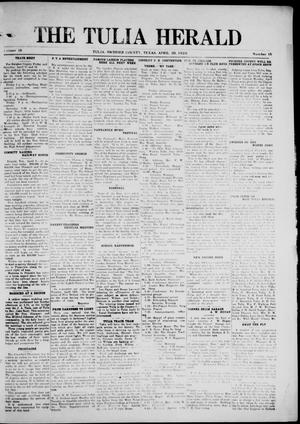 The Tulia Herald (Tulia, Tex), Vol. 16, No. 15, Ed. 1, Friday, April 10, 1925