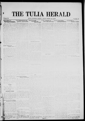 The Tulia Herald (Tulia, Tex), Vol. 16, No. 12, Ed. 1, Friday, March 20, 1925