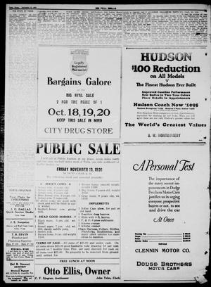 The Tulia Herald (Tulia, Tex), Vol. 17, No. 45, Ed. 1, Thursday, November 11, 1926