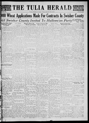 The Tulia Herald (Tulia, Tex), Vol. 24, No. 43, Ed. 1, Thursday, October 26, 1933