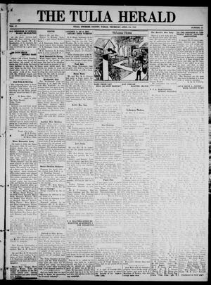 The Tulia Herald (Tulia, Tex), Vol. 17, No. 15, Ed. 1, Thursday, April 8, 1926