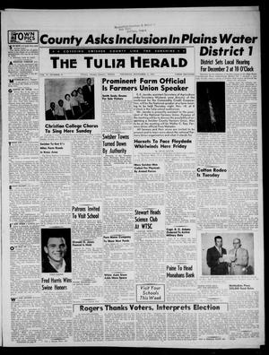 The Tulia Herald (Tulia, Tex), Vol. 47, No. 45, Ed. 1, Thursday, November 11, 1954