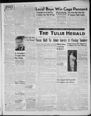 Primary view of object titled 'The Tulia Herald (Tulia, Tex), Vol. 47, No. 11, Ed. 1, Thursday, March 18, 1954'.