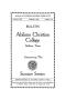 Thumbnail image of item number 1 in: 'Catalog of Abilene Christian College, 1935'.