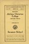 Book: Catalog of Abilene Christian College, 1929