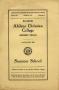 Book: Catalog of Abilene Christian College, 1927