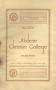 Book: Catalog of Abilene Christian College, 1925-1926
