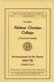 Primary view of Catalog of Abilene Christian College, 1935-1936
