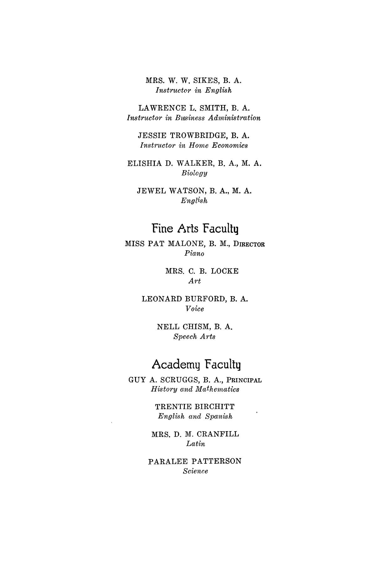 Catalog of Abilene Christian College, 1932
                                                
                                                    6
                                                