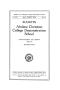Book: Catalog of Abilene Christian College, 1932-1933