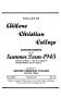 Book: Catalog of Abilene Christian College, 1945