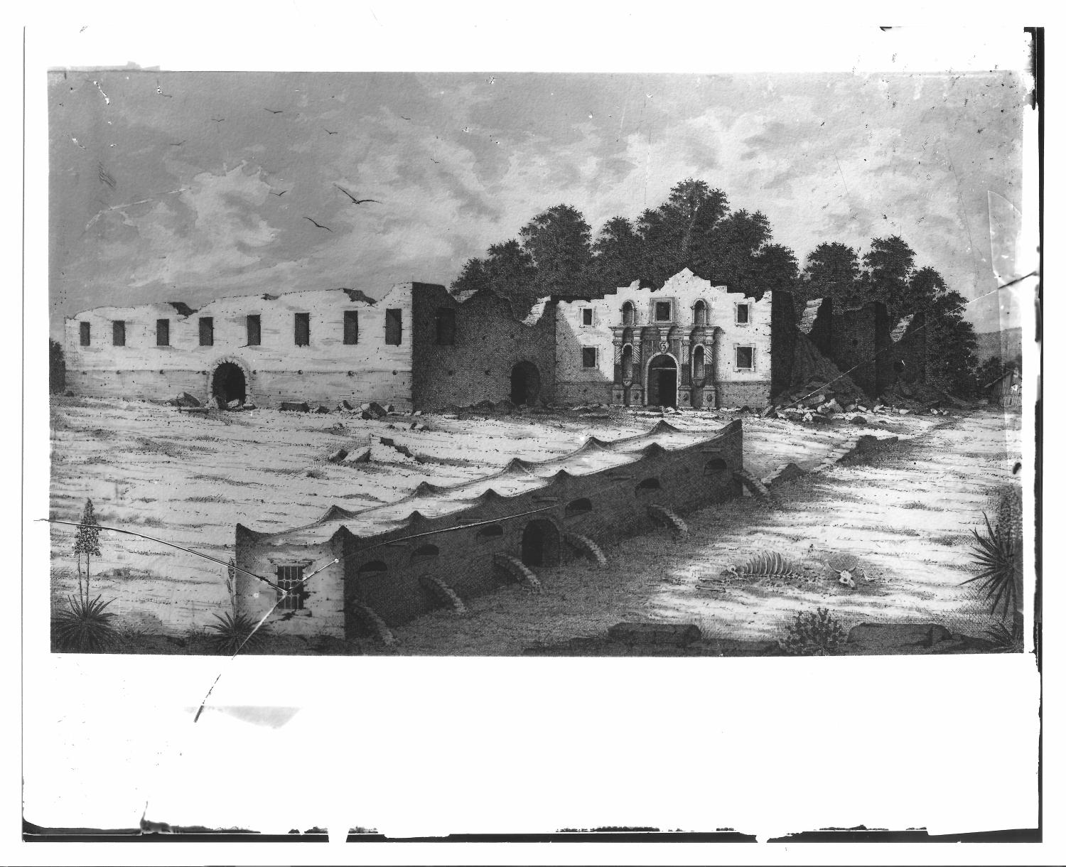 [The Alamo illustration] Side 1 of 2 The Portal to Texas History