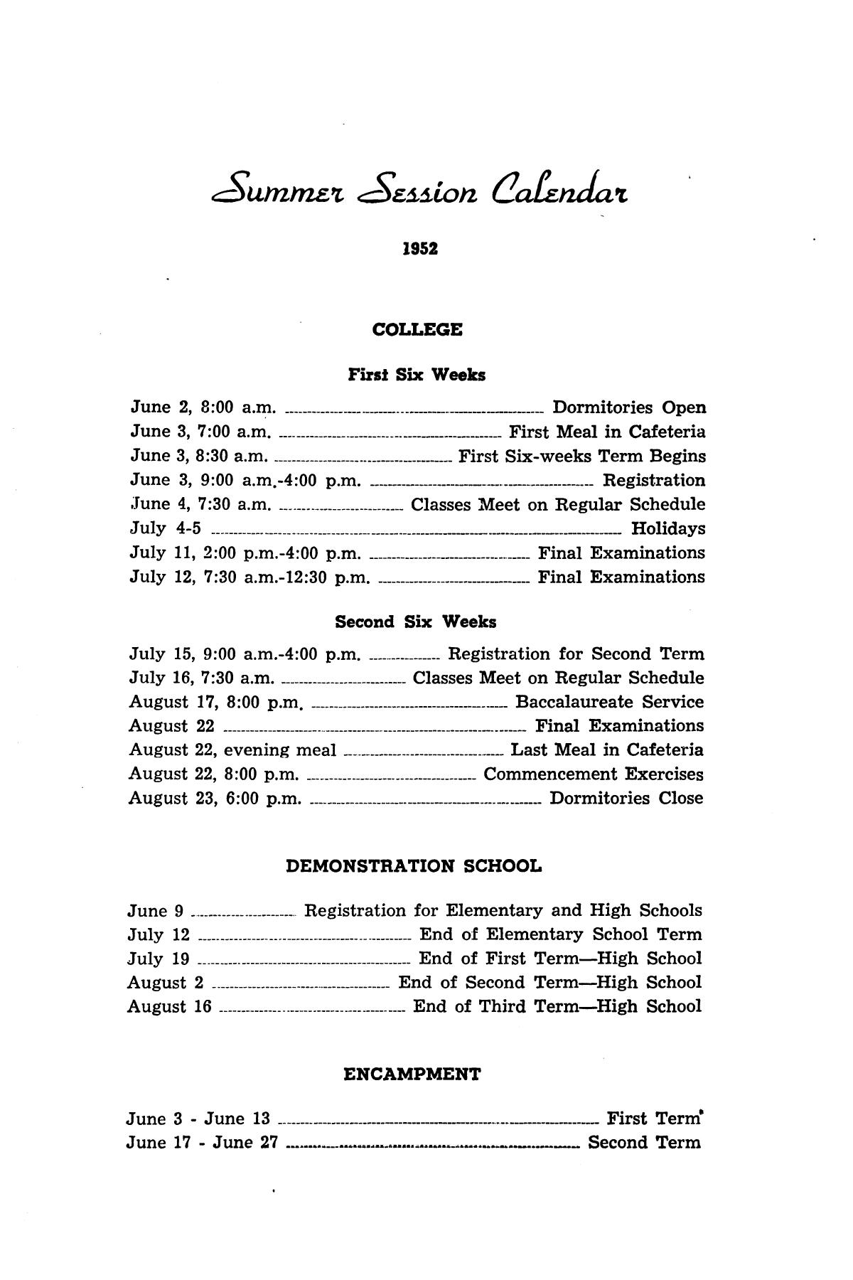 Catalog of Abilene Christian College, 1952
                                                
                                                    1
                                                