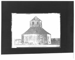 Primary view of object titled '[Vereins-Kirche in Fredericksburg, Texas]'.