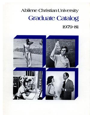 Primary view of Catalog of Abilene Christian University, 1979-1981