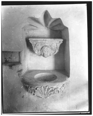 [Holy Water Font at Mission San Jose]