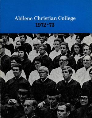 Primary view of Catalog of Abilene Christian College, 1972-1973