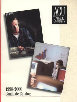 Primary view of Catalog of Abilene Christian University, 1998-2000