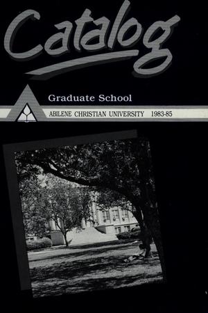 Primary view of Catalog of Abilene Christian University, 1983-1985