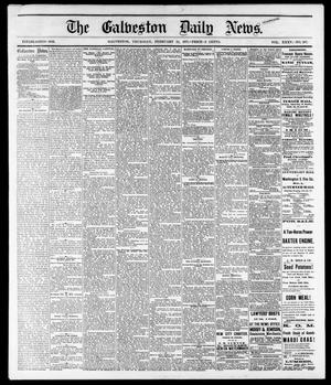 The Galveston Daily News. (Galveston, Tex.), Vol. 35, No. 287, Ed. 1 Thursday, February 22, 1877