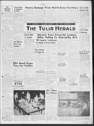 The Tulia Herald (Tulia, Tex), Vol. 49, No. 38, Ed. 1, Thursday, September 19, 1957