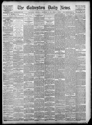 Primary view of object titled 'The Galveston Daily News. (Galveston, Tex.), Vol. 38, No. 234, Ed. 1 Saturday, December 20, 1879'.