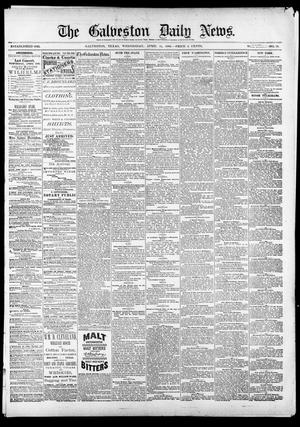 The Galveston Daily News. (Galveston, Tex.), Vol. 39, No. 19, Ed. 1 Wednesday, April 14, 1880