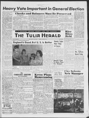 The Tulia Herald (Tulia, Tex), Vol. 49, No. 44, Ed. 1, Thursday, October 30, 1958