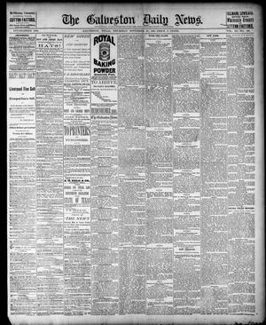 The Galveston Daily News. (Galveston, Tex.), Vol. 40, No. 199, Ed. 1 Thursday, November 10, 1881