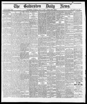 Primary view of object titled 'The Galveston Daily News. (Galveston, Tex.), Vol. 35, No. 153, Ed. 1 Tuesday, July 6, 1875'.