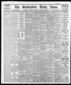 The Galveston Daily News. (Galveston, Tex.), Vol. 35, No. 198, Ed. 1 Thursday, November 9, 1876