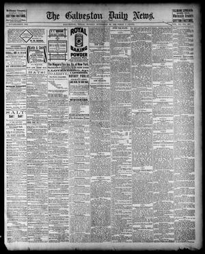Primary view of object titled 'The Galveston Daily News. (Galveston, Tex.), Vol. 40, No. 208, Ed. 1 Sunday, November 20, 1881'.