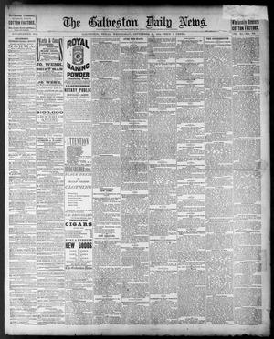The Galveston Daily News. (Galveston, Tex.), Vol. 40, No. 156, Ed. 1 Wednesday, September 21, 1881