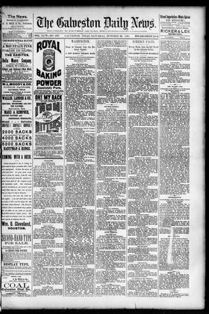 The Galveston Daily News. (Galveston, Tex.), Vol. 44, No. 190, Ed. 1 Saturday, October 31, 1885