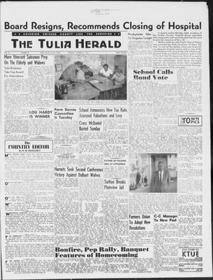 Primary view of object titled 'The Tulia Herald (Tulia, Tex), Vol. 50, No. 43, Ed. 1, Thursday, October 22, 1959'.