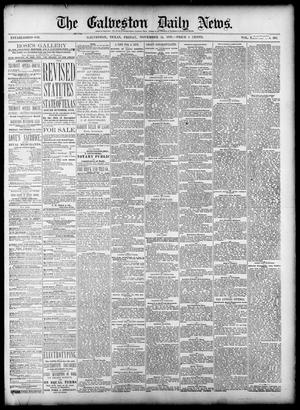 The Galveston Daily News. (Galveston, Tex.), Vol. 38, No. 203, Ed. 1 Friday, November 14, 1879