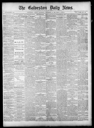 The Galveston Daily News. (Galveston, Tex.), Vol. 39, No. 214, Ed. 1 Saturday, November 27, 1880