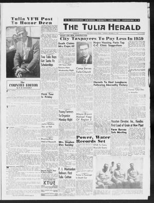 The Tulia Herald (Tulia, Tex), Vol. 50, No. 38, Ed. 1, Thursday, September 17, 1959