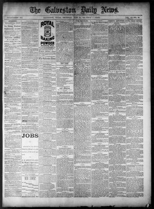 Primary view of object titled 'The Galveston Daily News. (Galveston, Tex.), Vol. 40, No. 85, Ed. 1 Thursday, June 30, 1881'.