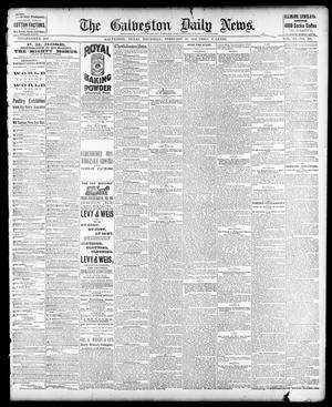 Primary view of object titled 'The Galveston Daily News. (Galveston, Tex.), Vol. 40, No. 289, Ed. 1 Thursday, February 23, 1882'.