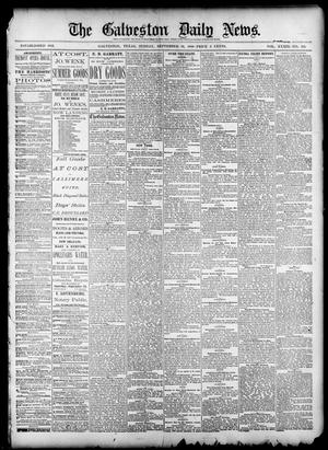 Primary view of object titled 'The Galveston Daily News. (Galveston, Tex.), Vol. 39, No. 155, Ed. 1 Sunday, September 19, 1880'.