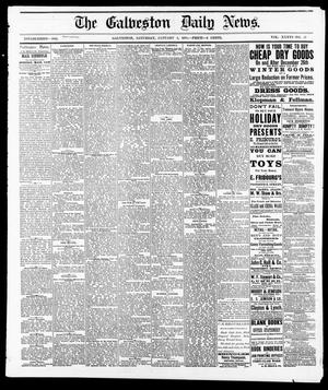 Primary view of object titled 'The Galveston Daily News. (Galveston, Tex.), Vol. 36, No. 247, Ed. 1 Saturday, January 5, 1878'.