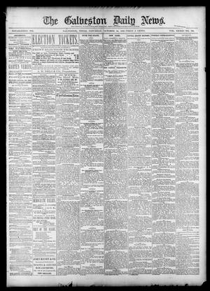 The Galveston Daily News. (Galveston, Tex.), Vol. 39, No. 190, Ed. 1 Saturday, October 30, 1880