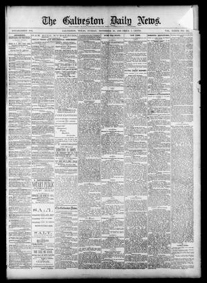 The Galveston Daily News. (Galveston, Tex.), Vol. 39, No. 215, Ed. 1 Sunday, November 28, 1880