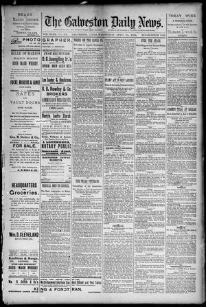 The Galveston Daily News. (Galveston, Tex.), Vol. 43, No. 30, Ed. 1 Wednesday, April 23, 1884