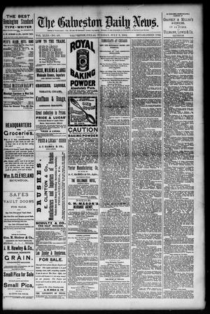 Primary view of object titled 'The Galveston Daily News. (Galveston, Tex.), Vol. 43, No. 107, Ed. 1 Tuesday, July 8, 1884'.